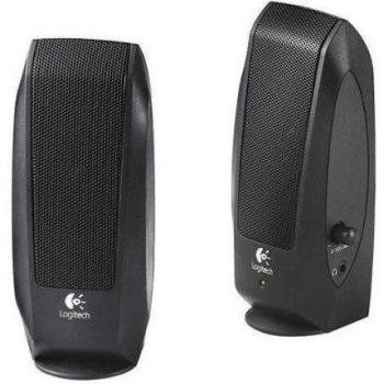 Logitech S120 - Altavoces de 2.3 vatios, color negro