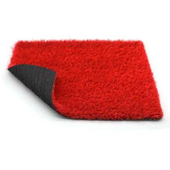 Césped Artificial Colorterra Plus Rojo 20mm - Rollo 2x10 Metros para Eventos y Decoración