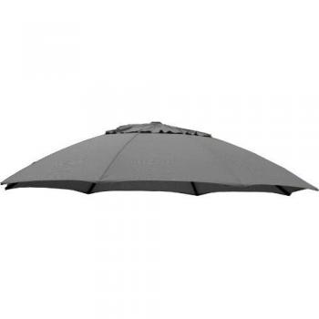 sun garden 40002114 - El Respeto a la fácil Recambio, Brezo, 100 por ciento de Polipropileno, Tela b055, 375 cm de diámetro, de Color Gris