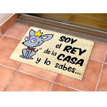 Koko Doormats 135411 Perrito Soy el Rey de la Casa - Felpudo