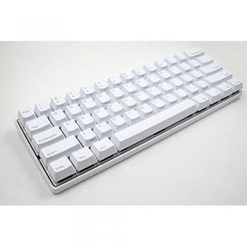 Vortex Pok3r - Poker 3 - PBT - White version [Alu Casing] Ansi US international - Cherry MX-Clear