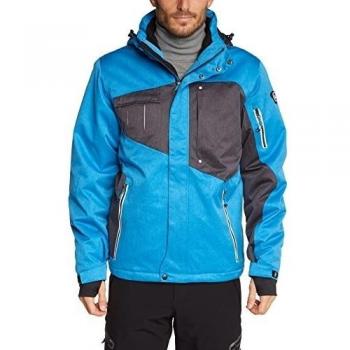 Killtec Funktionsjacke mit abizipbarer Kapuze Vitton - Chaqueta de esquí para mujer, color azul, talla 2XL