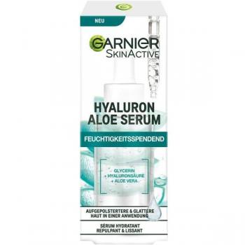 Garnier Skin Active Suero Hidratante para una Piel Firme y Radiante con Aloe Vera Calmante y Ácido Hialurónico 30ml