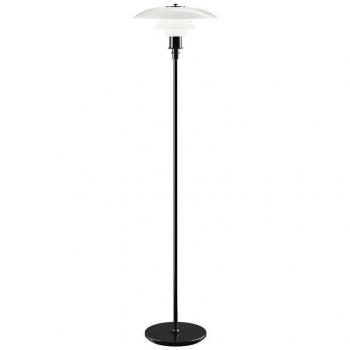 Lámpara de pie Louis Poulsen PH 3½-2½ negra, diseño elegante y moderno