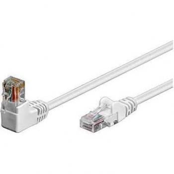 Cable de Red Acodado RJ45 UTP Cat.5e 10m Blanco