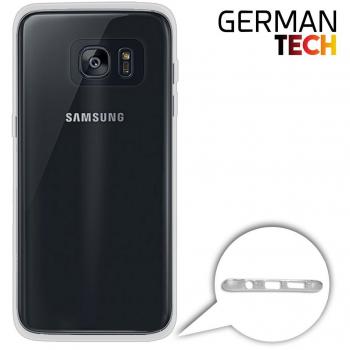 Funda Gel para Samsung Galaxy S7 Edge, Carcasa TPU Flexible fabricada con la mejor Silicona, protege y se adapta a la perfección a tu Smartphone y con nuestro exclusivo diseño German Tech® - Transparente.