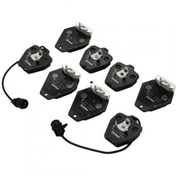 Kit de pastillas de freno Textar 2145201 para Audi A6, A8 y 100 + Avant con sensor, incluye 8 pastillas