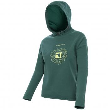 Trangoworld Fleur Sudadera, Mujer, Verde Oscuro, XS