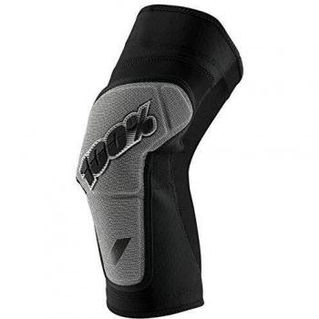 Ride100percent RIDECAMP Knee Guard Black/Grey-M, Hombre, Gris