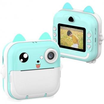 Cámara digital 2 en 1 DAM Q5 para niños - Fotos 24mpx, video HD, cámara instantánea e impresora Bluetooth, dimensiones 10,5x4,5x10,5 cm