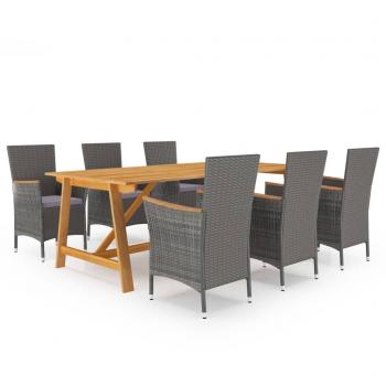 7-Piece Grey Garden Dining Set