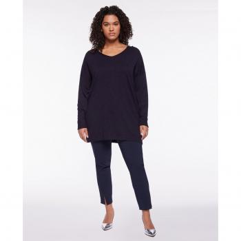 Pantalón pitillo de mujer skinny con aplicaciones laterales