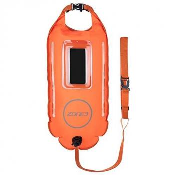 Boya de Seguridad con Bolsa Estanca 28L y Luces LED Naranja Unisex Talla Única
