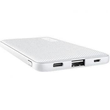 Trust Mobile Batería Externa 5000 mAh Primo Power Bank Ultrafina, Cargador Portátil Móvil para Tablets, Smartphones, iPhone, iPad - Blanco