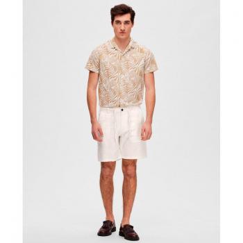 Bermudas de Hombre de Lino Brody Blancas