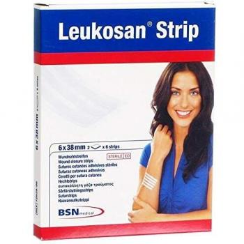 BSN MEDICAL - LEUKOSAN STRIP 6 MM X 38 MM