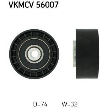 Polea de deflexión/guía para correa v-ribbed SKF VKMCV 56007
