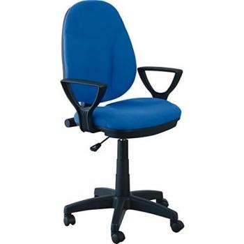 Archivo 2000 6450AZ Ourizo - Silla de oficina de contacto permanente con base metálica, color azul