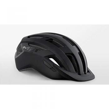 MET Casco All L(58-61), Adultos Unisex, Negro (Road Negro)