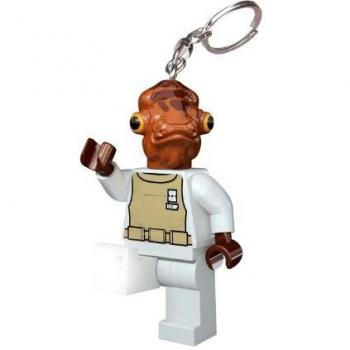 LEGO Santoki Star Wars LED Lite Key Light Keychain - Admiral Ackbar