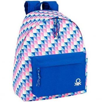 Mochila Estampada Azul - Benetton