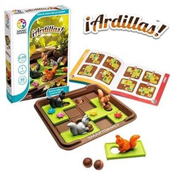 smart games Ardillas, Educativos, Regalos Divertidos, Rompecabezas Niños, Juguetes Niña 6 Años o Más, Juego Mesa, multicolor