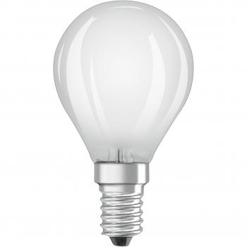 Osram LED Base Classic P / Lámpara LED, forma mini esférica clásica: E14, 4 W, 220-240 V, 40 W Reemplazo, Blanco cálido, 2700 K, 2Pack