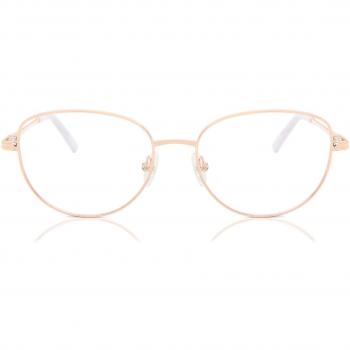 Cat Eye Montura Completa Metálico Rose-Dorados Armazones para Hombre - Gafas Recetadas Anti-Azules - SmartBuy Collection