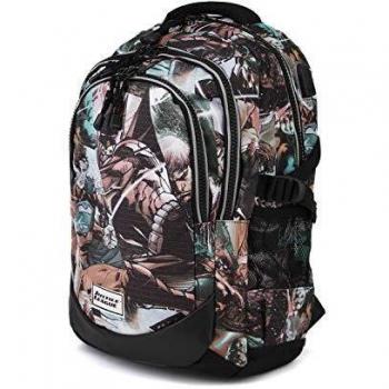 Liga De La Justicia KM-37619 2018 Mochila Tipo Casual, 40 cm, 1 litro, Multicolor
