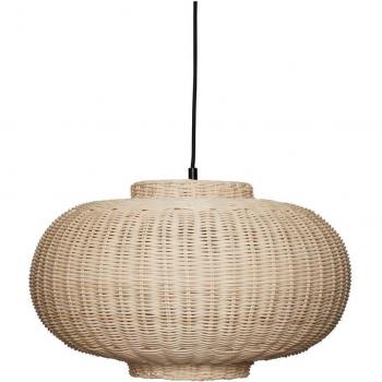 Lámpara de Techo Ellipse en Ratán - 27 cm, Beige y Gris