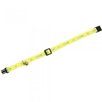 Collar Karlie Flamingo Art Sportiv Amarillo con Peces para Gatos