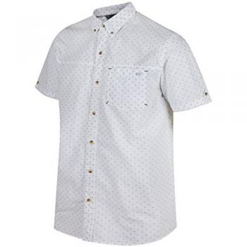 Regatta de Hombre Damaro Camisas, Hombre, Color Blanco, tamaño Small