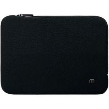 Mobilis Funda Neopreno para Ordenador Portátil 12.5-14'', Laptop Sleeve 14, Compatible MacBook Air/Pro 13.3, Negro/Gris