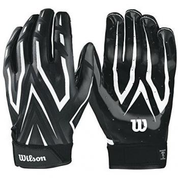 WILSON american football clutch receiver gloves-Large [black/white]