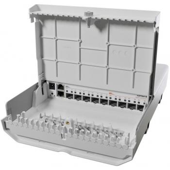 MikroTik CRS310-1G-5S-4S+OUT Switch, netFiber 9, 1x RJ45 1000Mb/s, 5x SFP, 4x SFP+, RouterOS L