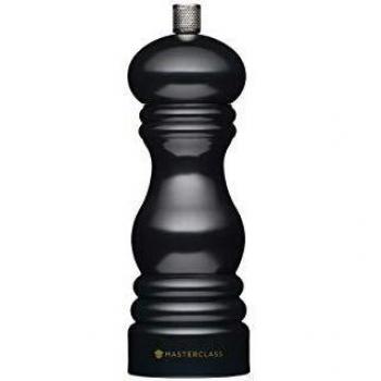 Molinillo de Sal o Pimienta MasterClass 17 cm - Negro con Tapa Intercambiable