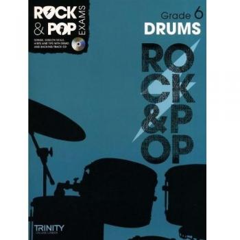 Exámenes de Rock y Pop para Batería Grado 6 + CD (2012-2017)