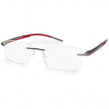 PROGEAR OPT-1101 4 Gafas Recetadas para Hombre Gunmetal con 4 armazones y lentes recetadas de 56