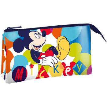 Mickey Mouse Pack Mochila 30cm+Portatodo Triple - Disney