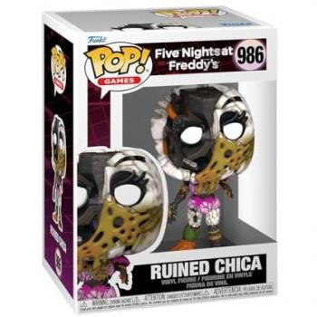Five Nights at Freddy's Ruined Chica Funko Pop Vinyl Figure - Collectible Toy for Kids & Adults