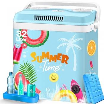 Nevera Termoeléctrica Mini Kesser 32L 12V/230V Colorida