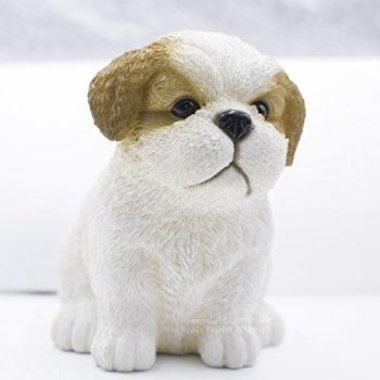 Amazlab Vintage Shih-tzu Dog LED Night Light / Bedside Light Retro Style Warm White Glow,USB and Battery Powered Lantern,4 Hours Timer