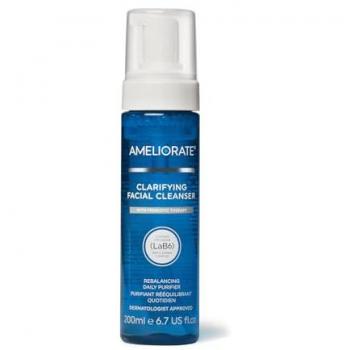 AMELIORATE Clarifying Facial Cleanser 200ml - Lab6, Lactic Acid, Niacinamide, Dermatologically tested