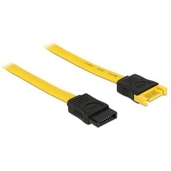 Cable SATA DeLOCK 83949 de 0,2 m con conector SATA de 7 pines en color amarillo
