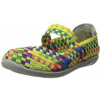 B M BERNIE MEV NEW YORK Kid's Cuddly K Mary Jane Flat - Una Balerina Plana, con Planta de Memory Foam, Suela Ultra Ligero, Lavable en Lavadora en Agua Fria