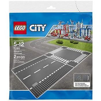LEGO City 7280 Placas de Carretera Rectas y Cruces
