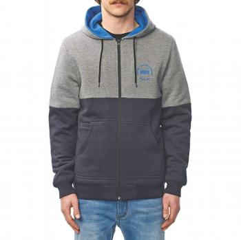 Globe Slant Hoodie - Sudadera, Hombre, Gris
