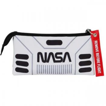 Estuche Triple FAN 2.0 NASA Spaceship Blanco