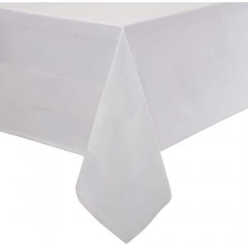 Mantel Blanco de Lujo con Ribete de Satén 1370 x 1370mm - Mitre Luxury
