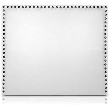Cabecero Apolo Tapizado en Polipiel Blanco 145x120cm de SonnoMattress, Altura 120cm